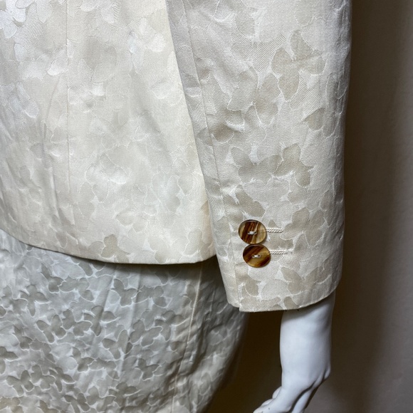Anna Sui Cream Butterfly 1998 Jacket and Skirt Combo - Picture 8 of 14